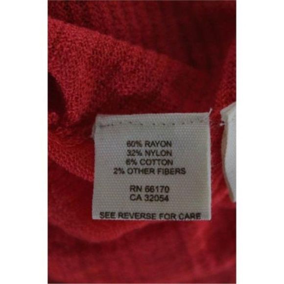 Free People Orange Coral Cotton Siler Sequined Trim VNeck Cropped Sweater Shrug - Picture 7 of 7